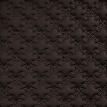 Фото: Стеганые обои  темно-коричневые дизайн Дамаск 20-022-109-27- Ампир Декор