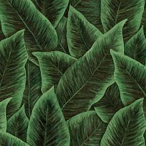 Фото: обои современные  текстильные зеленый изумруд  97570- Ампир Декор