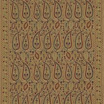 Фото: льняная ткань с вышивкой пейсли 331629- Ампир Декор