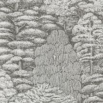 Фото: обои серые с деревьями 215716- Ампир Декор