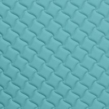 Фото: Стеганые обои бирюзово-голубые дизайн клевер 10-003-023-20- Ампир Декор