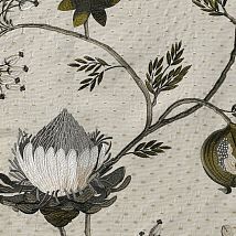 Фото: ткань из хлопка для портьер с цветочным дизайном 10475.20 Flore- Ампир Декор