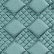 Фото: Стеганые обои  голубовато-зеленые дизайн Вафельный 20-015-116-27- Ампир Декор