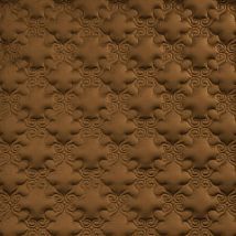 Фото: Стеганые обои  золотисто-коричневые дизайн Дамаск 20-022-105-00- Ампир Декор