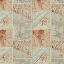 Фото: Ткань из Англии BP10657/1 Palace Maps Linen Original- Ампир Декор