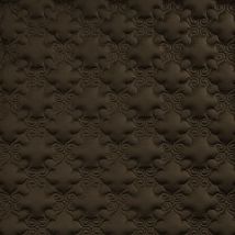 Фото: Стеганые обои  коричневые дизайн Дамаск 20-022-108-27- Ампир Декор