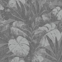 Фото: обои серые с листьями 80083- Ампир Декор